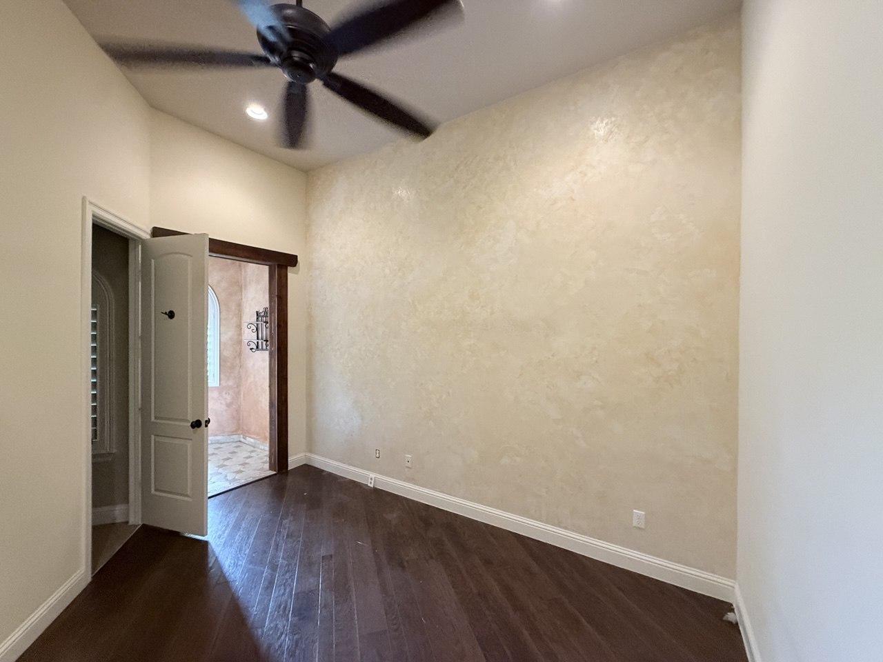Bedroom accent wall painting, Corona del Mar CA