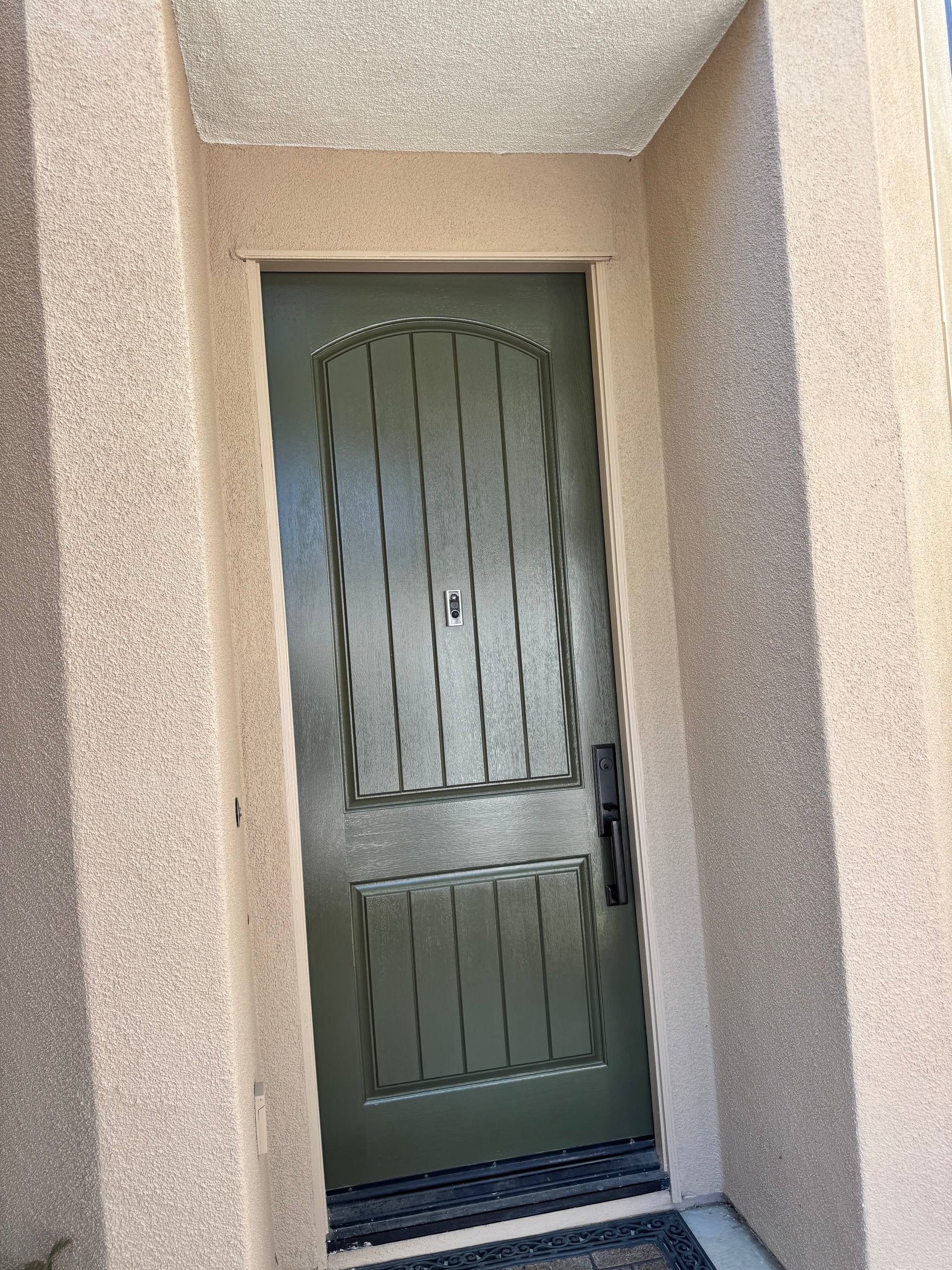 Front door painting detail, San Clemente CA
