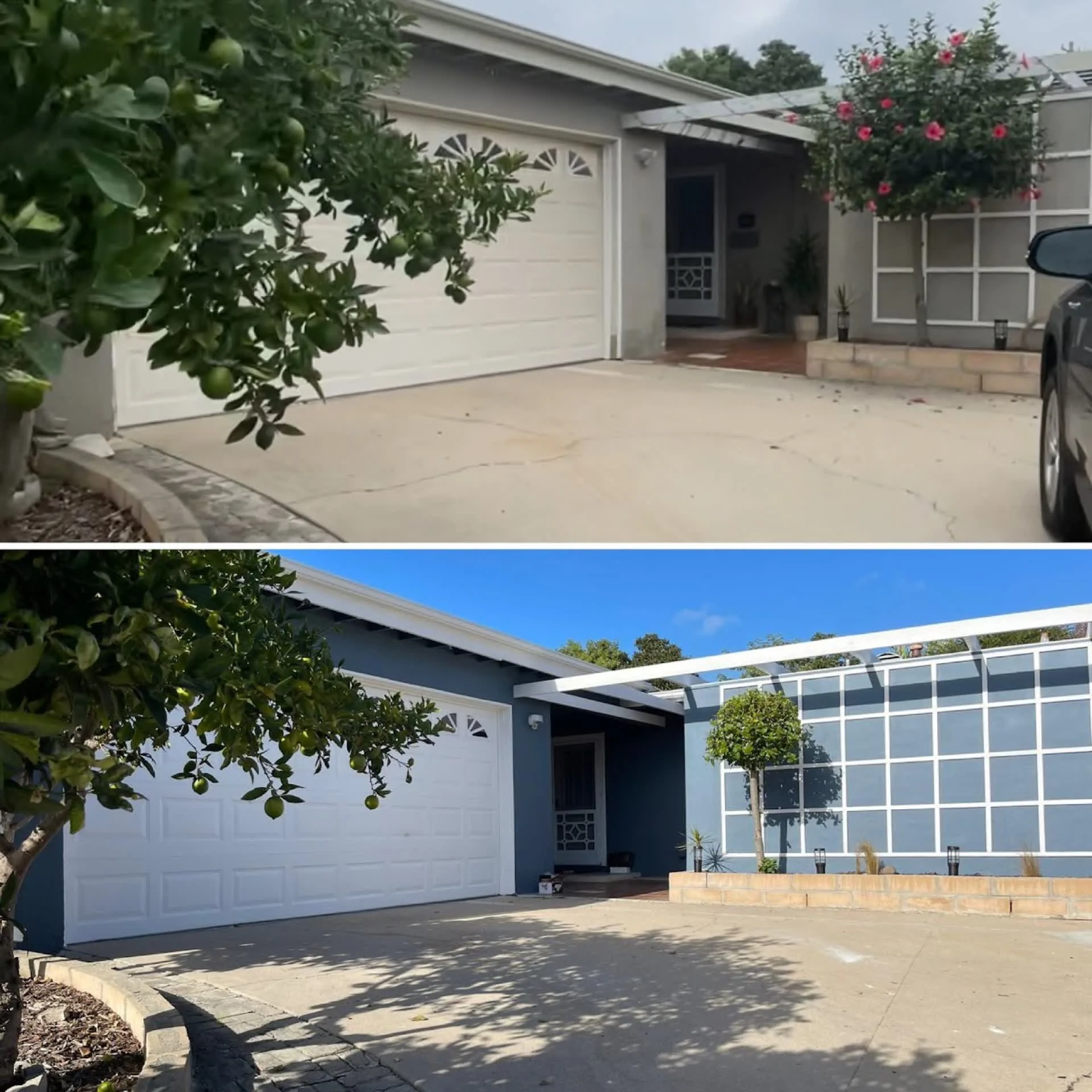 Before & After — Exterior