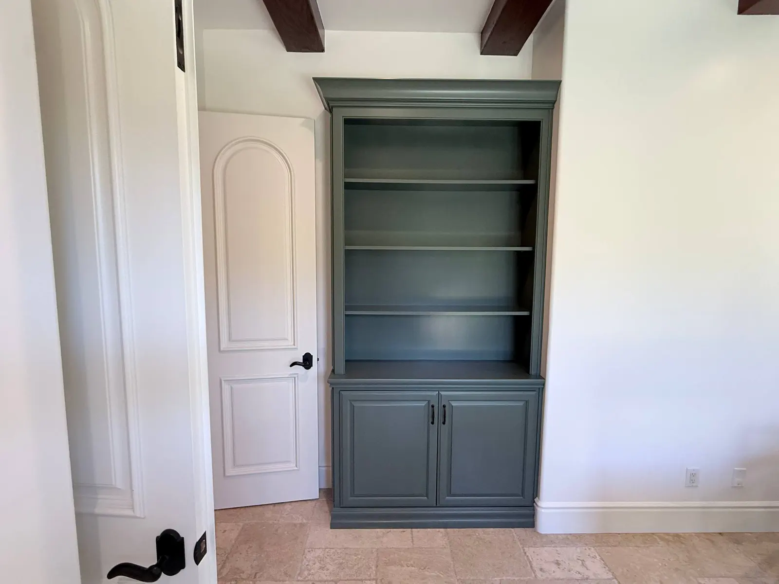 Office cabinet refinishing completed in Encinitas, CA