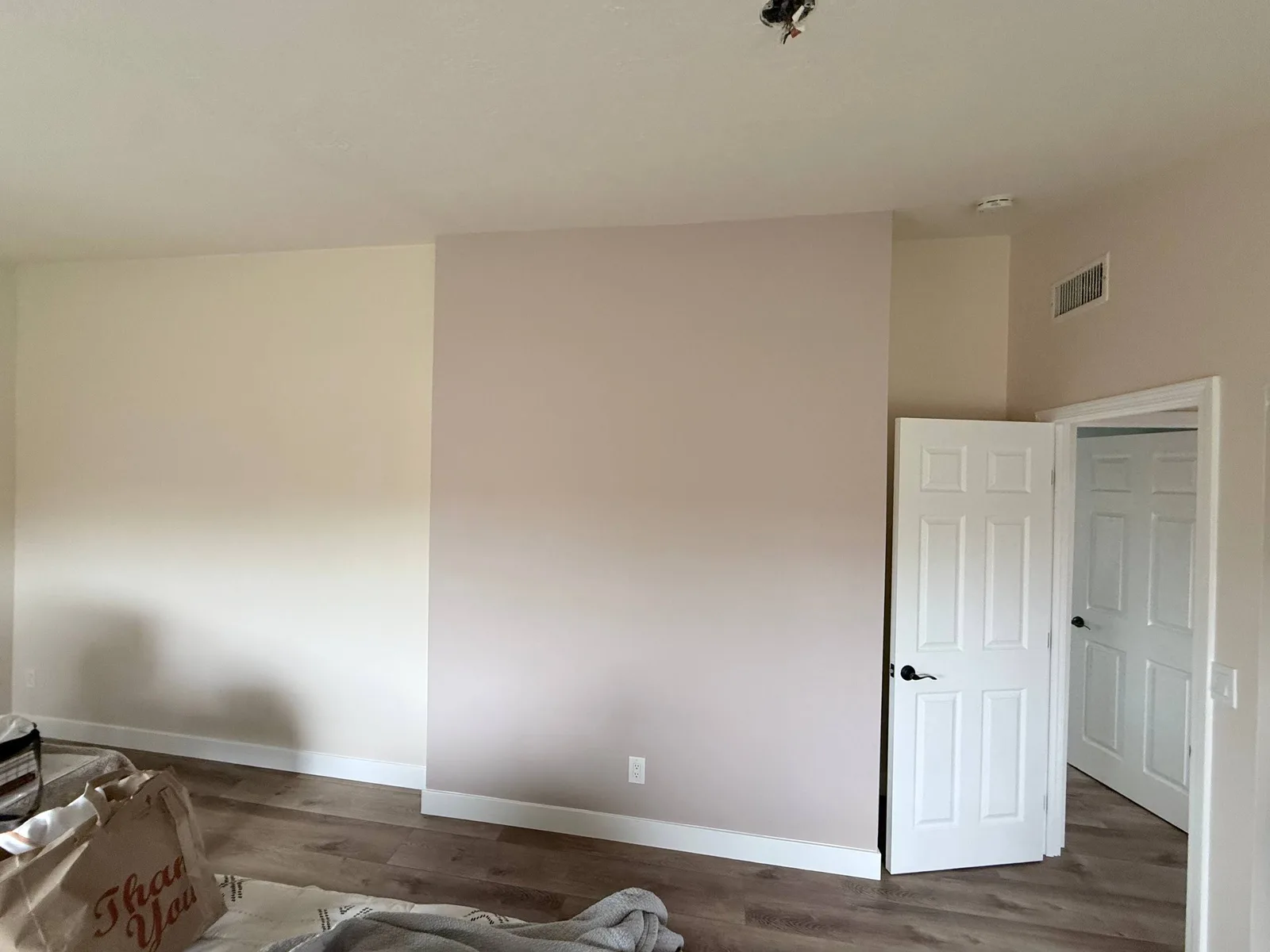 Blush Accent Wall Painting