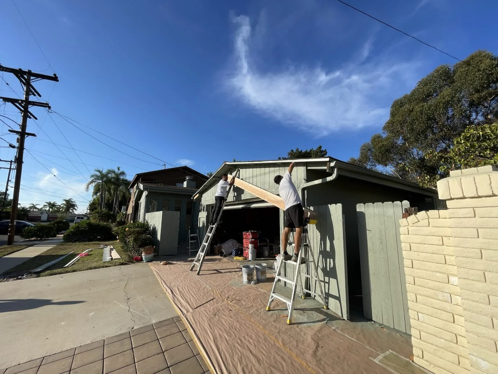 Wood & Garage Door Staining San Diego — Ross Painting Group San Diego